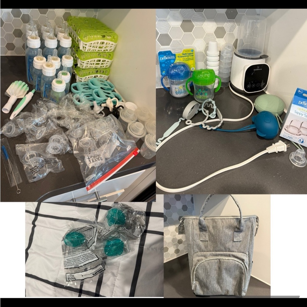 HUGE LOT of  Dr Browns Bottles and accessories